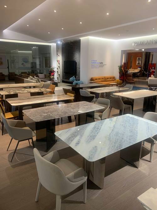 探秘蘇州奢石餐桌家具工廠展廳 豪業投資的匠心之作